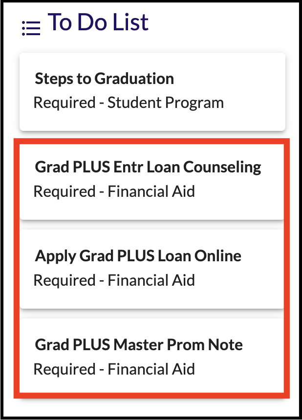 Graduate PLUS Loan Office of Student Financial Aid